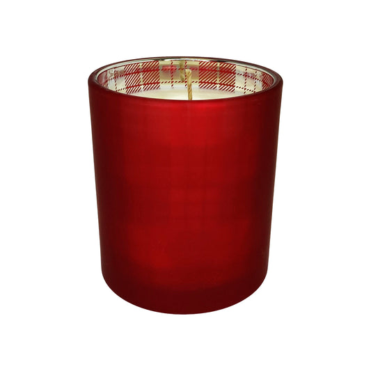 Holiday Flannel Candle