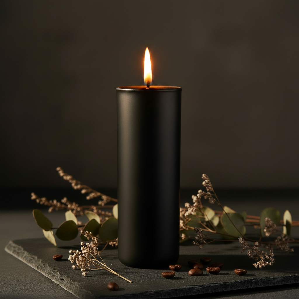 Mixture Man 2 oz Votive Black