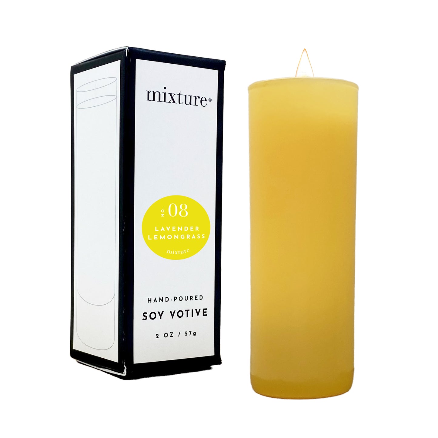 2 oz Votive Yellow