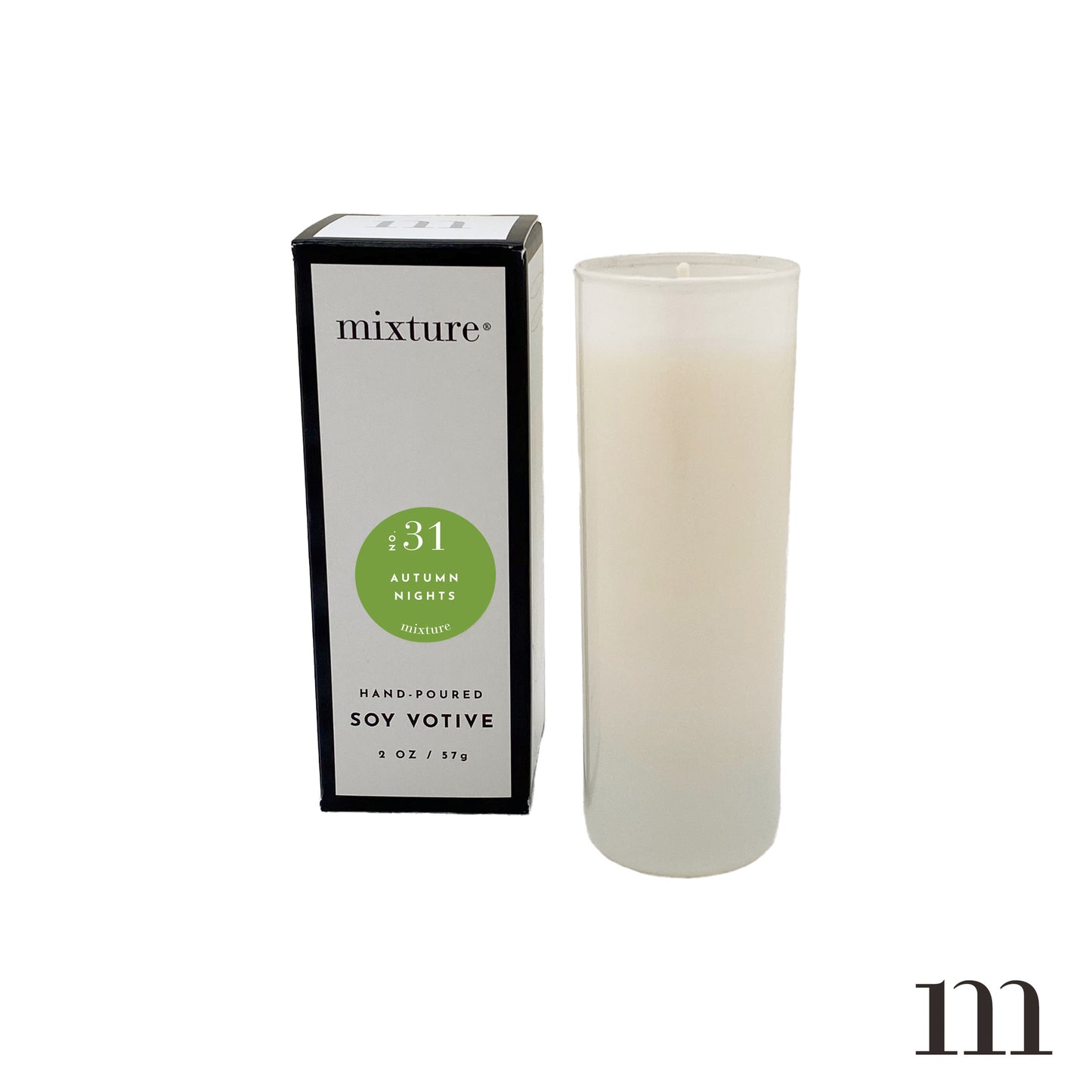 Fall 2 oz Votive White