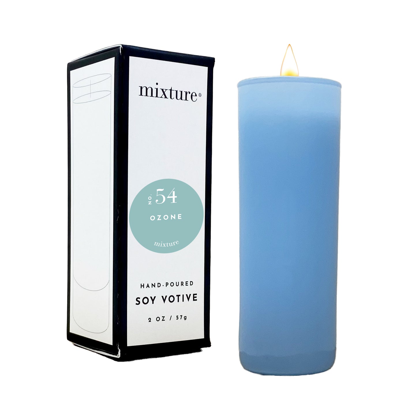 2 oz Votive Blue