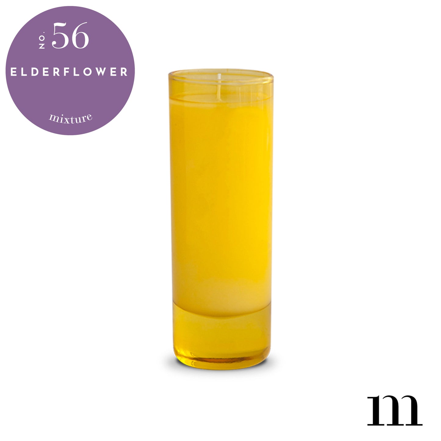 2 oz Votive Yellow - Elderflower