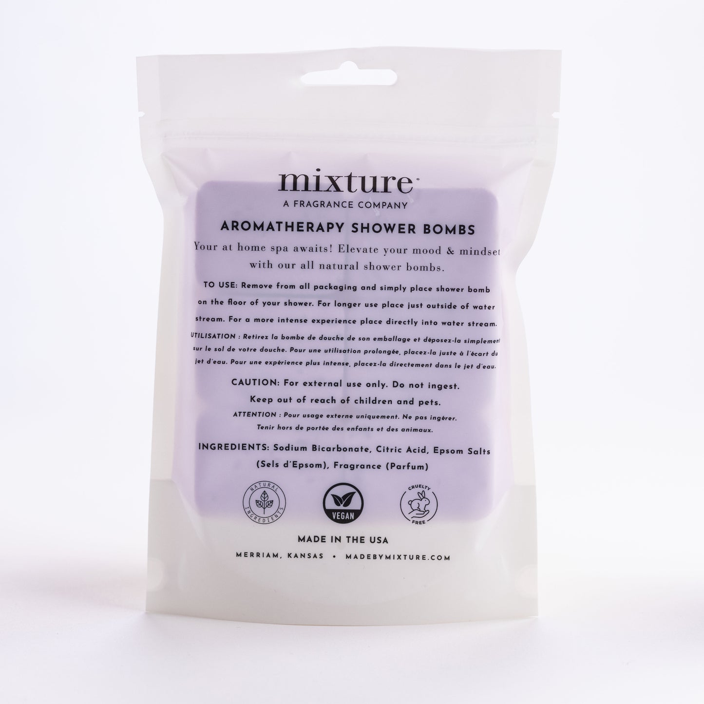 Shower Bomb Tablet Bag