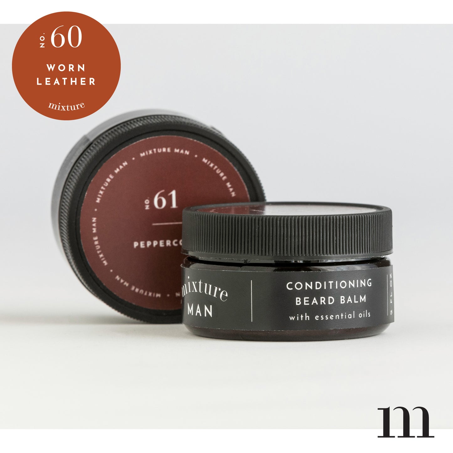 Mixture Man Beard Balm - Worn Leather