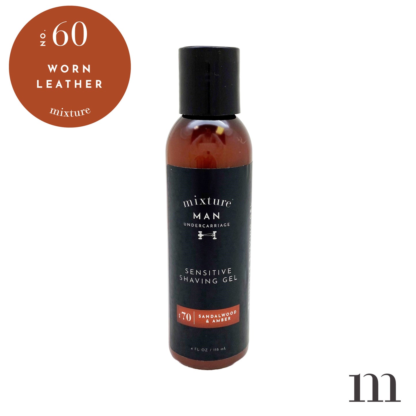 Mixture Man Undercarriage Sensitive Shaving Gel - Worn Leather