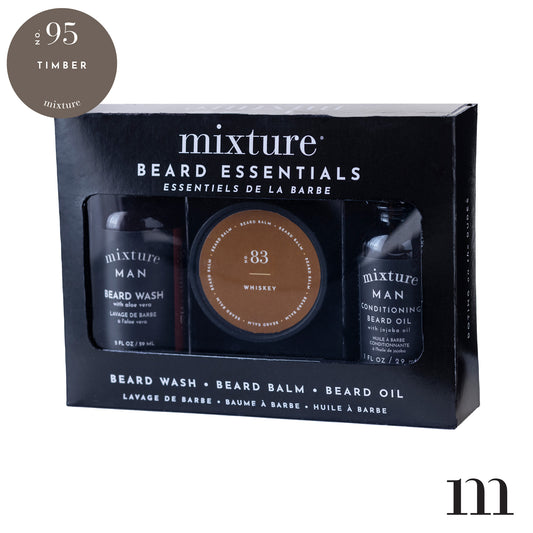 NEW LOW PRICE! Mixture Man Beard Essentials Gift Set - Timber