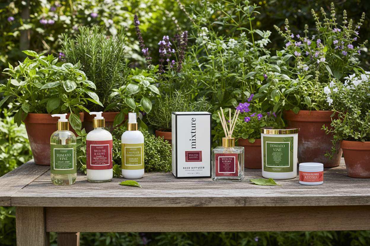 Garden Collection 10 oz Candle with Gold Lid