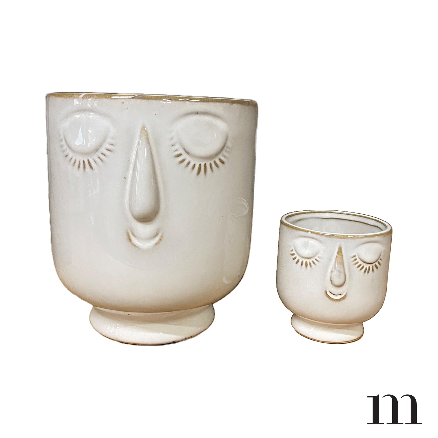 Stylized Face Containers