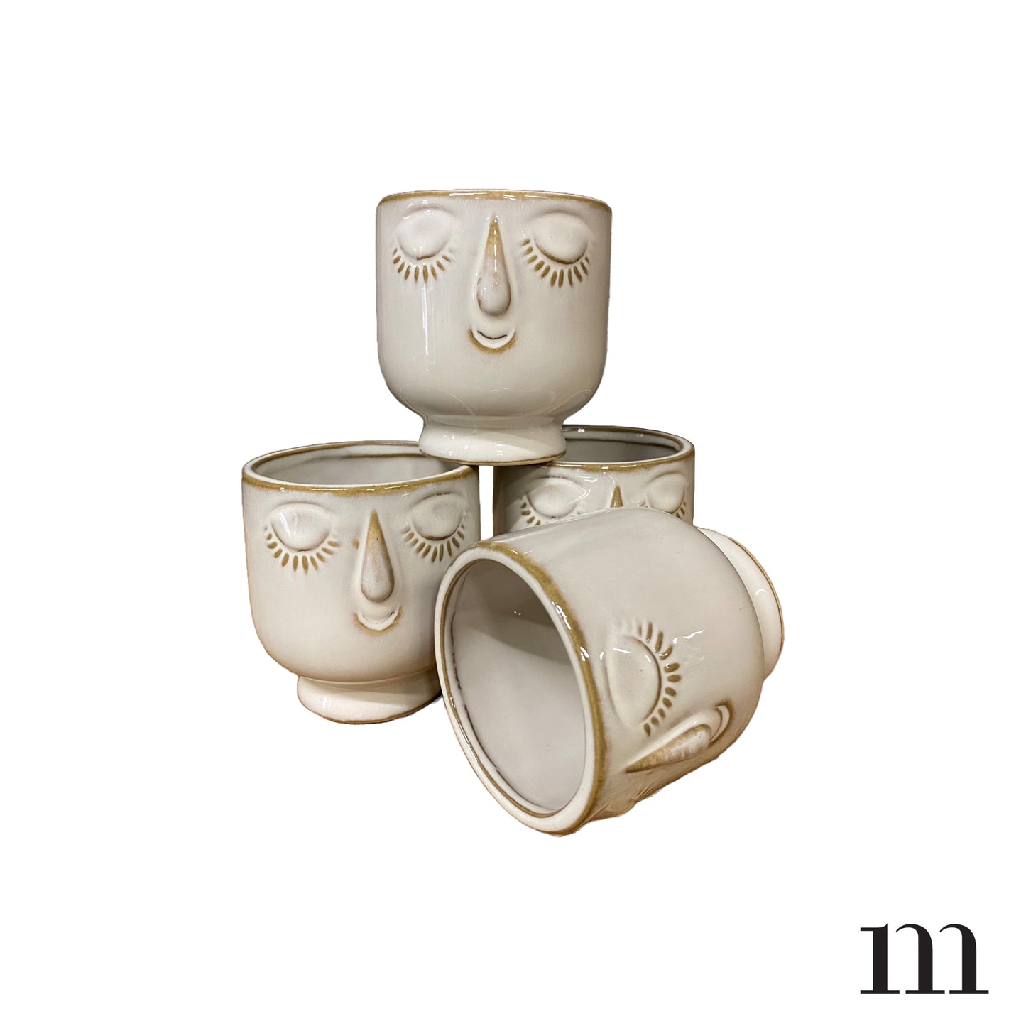 Stylized Face Containers
