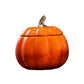 Pumpkin Candle with Gold Stem