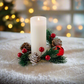Siberian Fir Votive & Holiday Wreath