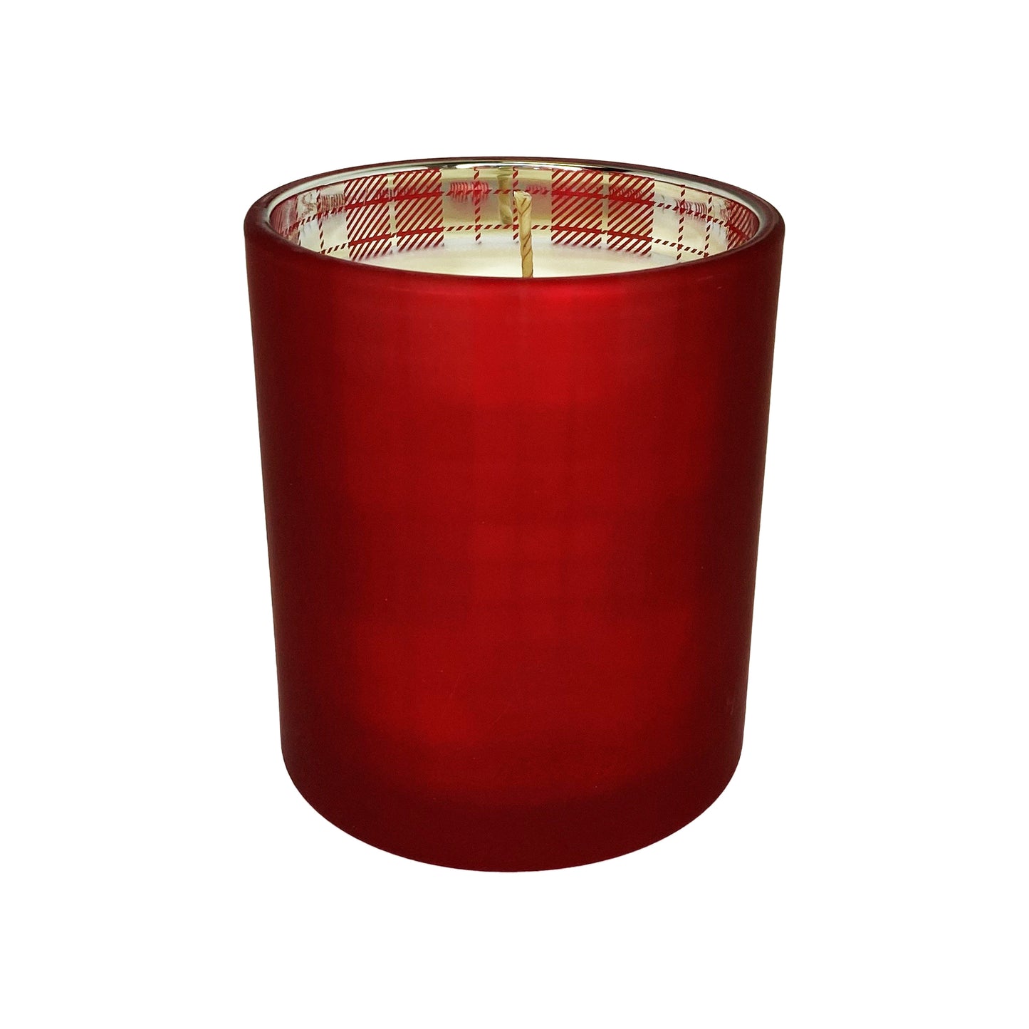 Holiday Flannel Candle