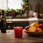Holiday Flannel Candle