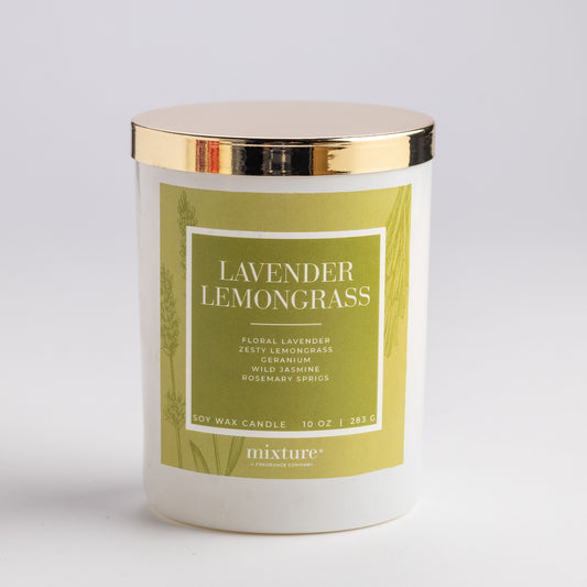 Garden Collection 10 oz Candle with Gold Lid