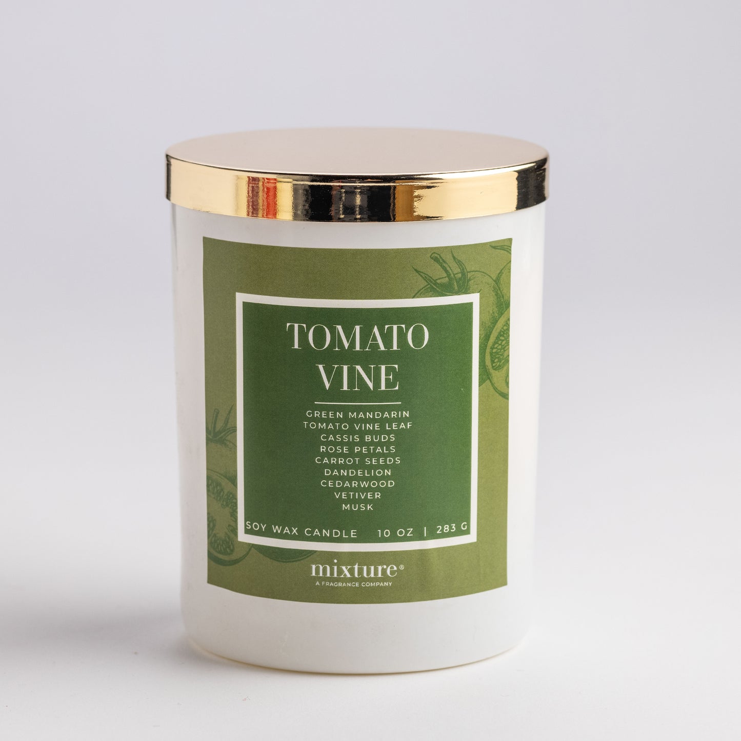 Garden Collection 10 oz Candle with Gold Lid