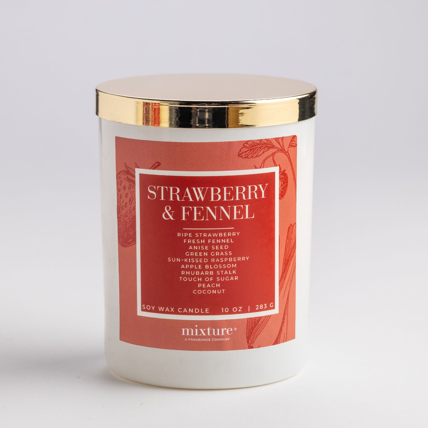 Garden Collection 10 oz Candle with Gold Lid