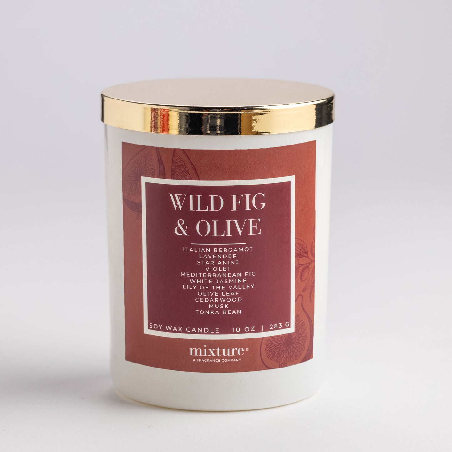 Garden Collection 10 oz Candle with Gold Lid