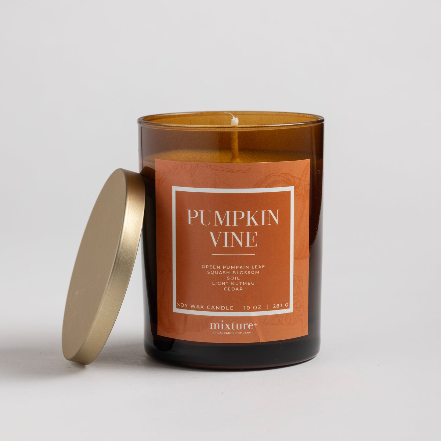 Harvest Collection 10 oz Candle with Gold Lid
