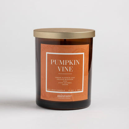 Harvest Collection 10 oz Candle with Gold Lid