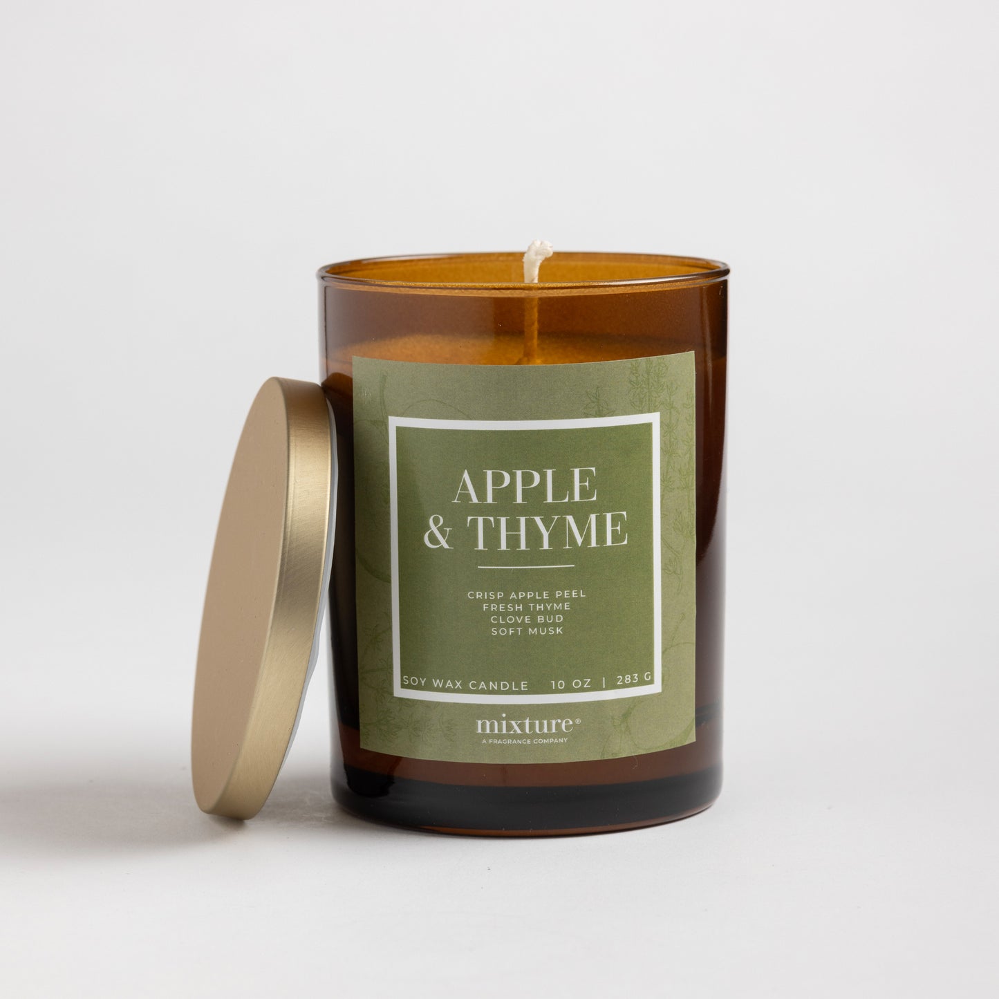 Harvest Collection 10 oz Candle with Gold Lid