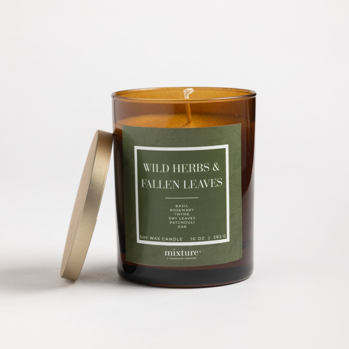 Harvest Collection 10 oz Candle with Gold Lid
