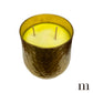Gold Hammered Metal Candle