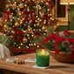 Holiday Flannel Candle
