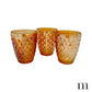 Iridescent Bronze Diamond Textured Glass